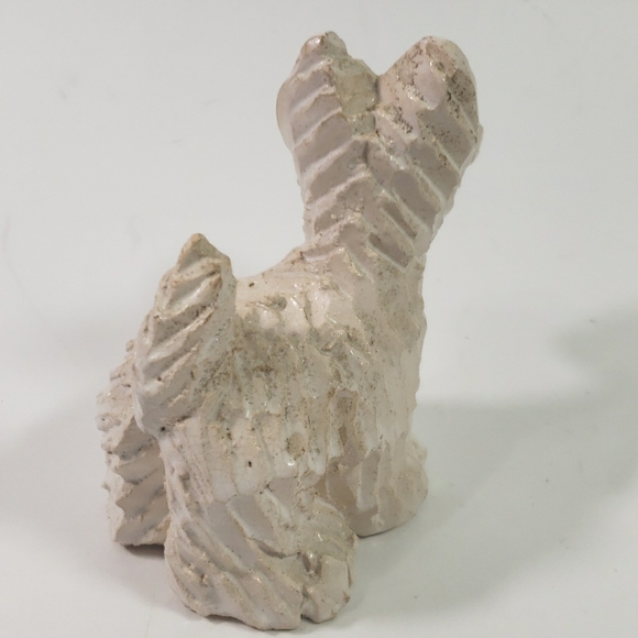 Artesania rinconada scotty westie shnauzer dog figurine signed - Picture 5 of 6